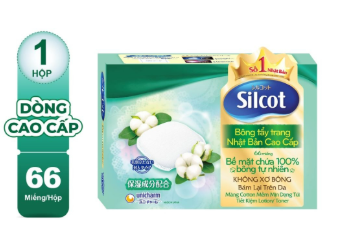 Bông Tẩy Trang Silcot 66 Miếng