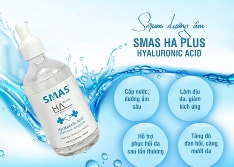 Tinh Chất Cấp Nước Smas Hyaluronic Acid Premium Ampoule 100ml