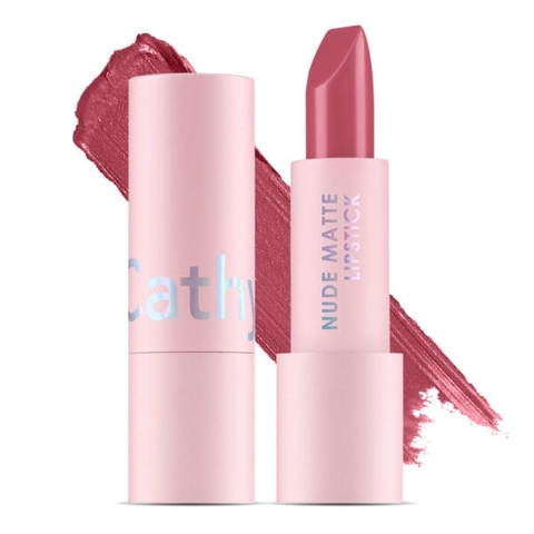 Son Thỏi Cathy Doll Nude Matte Lipstick #05 Naked Heart