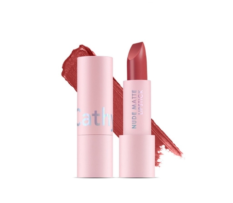 Son Thỏi Cathy Doll Nude Matte Lipstick #09 So Hot