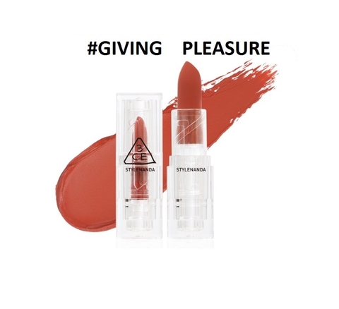 Son Thỏi Lì 3CE Stylenanda Soft Matte lipstick 3.5gr - #Giving Pleasure