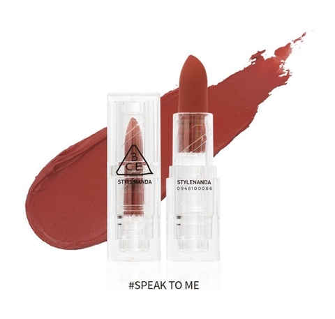Son Thỏi Lì 3CE Stylenanda Soft Matte lipstick 3.5gr - #Kind & Love