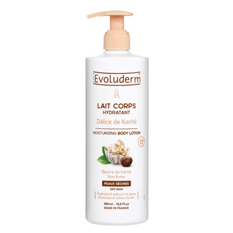 Sữa Dưỡng Thể Giữ Ẩm Karite Cho Da Khô Evoluderm 500ml (17312)