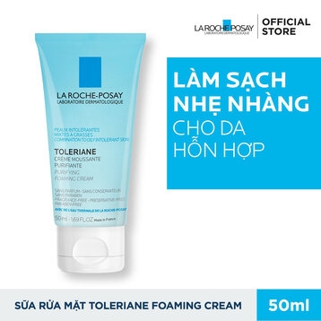 Sữa Rửa Mặt La Roche Posay Toleriane Purifying Foaming Cream 50ml