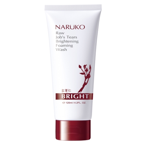 00-Sữa Rửa Mặt Naruko Raw Job's Tears Brightening Foaming Wash 120ml