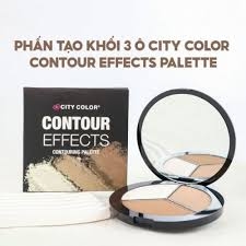 Phấn Khối 3 Ô City Color  Contour Palette