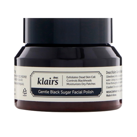 Tẩy Da Chết Dear, Klairs Gentle Black Sugar Facial Polish 110g