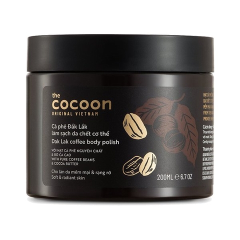 Tẩy Tế Bào  Body Chết  Cà Phê Cocoon 200ml