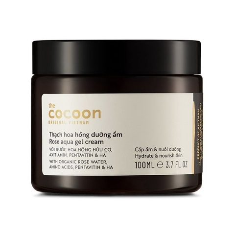 Thạch Hoa Hồng Dưỡng Ẩm The Cocoon Rose Aqua Gel Cream 100ml