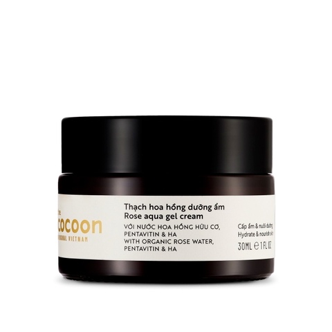 The Cocoon  Thạch Hoa Hồng Dưỡng Ẩm Rose Aqua Gel Cream 30ml
