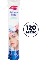 Bông Tẩy Trang Tippys Classic Make Up Pads 120 Miếng