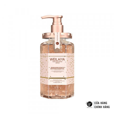00-Sữa Tắm Weilaiya Perfume Repair Series Grand Rose Extracts Whitening Shower Gel 450ml