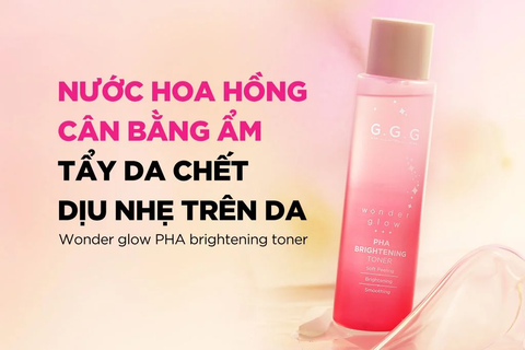 Nước Cân Bằng G.G.G Wonder Glow PHA Brightening Toner 150ml