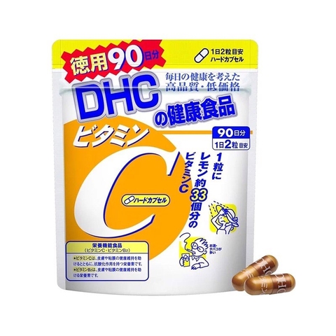 Thực Phẩm bảo Vệ Sức Khỏe Vitamin C DHC 180 Viên - 90 Ngày