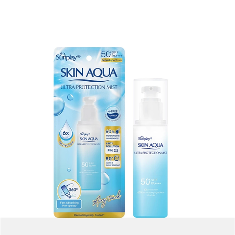 (Rohto) Xịt Chống Nắng Skin Aqua Ultra Protection Mist 60ml