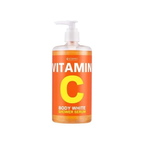 Sữa Tắm Scentio Vitamin C Body White Shower Serum 450ml