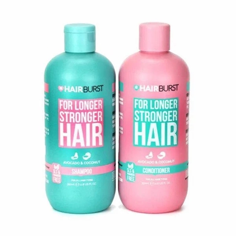 00-Bộ Gội Xã Hairburst For Longer Stronger Hair 350ml