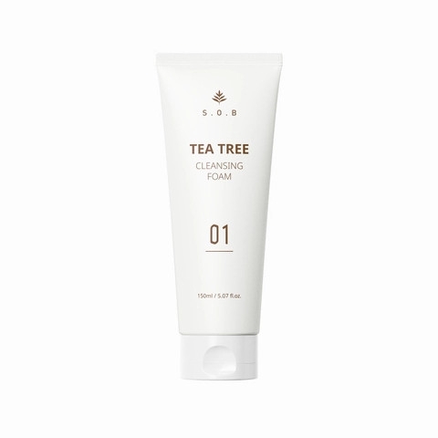 00-Sữa Rửa Mặt S.O.B Tea Tree Cleansing Foam 150ml