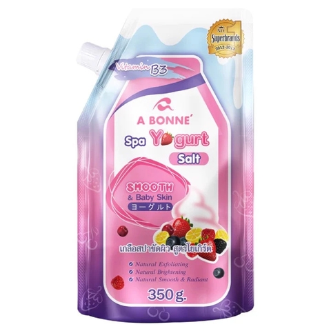 Muối Tắm Tẩy Da Chết A Bonne Spa Yogurt Salt 350g
