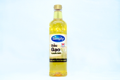 Dầu gạo Simply 1L