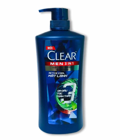 DG Clear men mát lạnh 630g