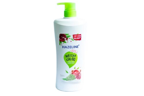 sữa tắm hazeline matcha lựu đỏ 900g