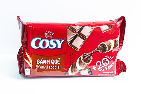 bánh quế cosy socola 132g