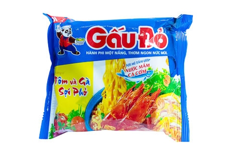 Mì tôm chua cay gấu đỏ 65g