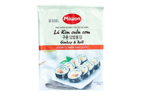 Lá kim chi cuốn cơm