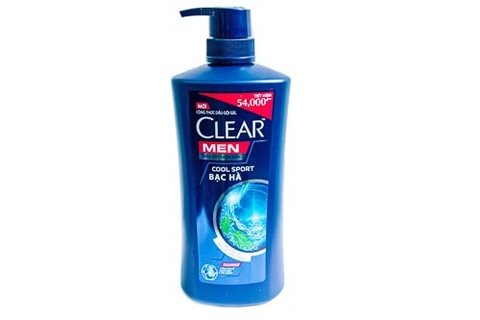 Dầu gội Clear men bạc hà 650g