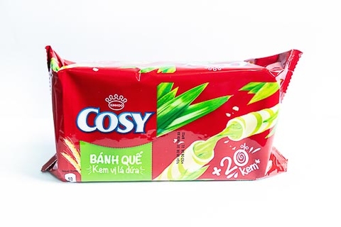 Bánh quế cosy vị kem lá dứa 132g