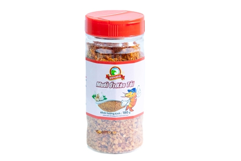 Muối ớt xào tỏi 180g