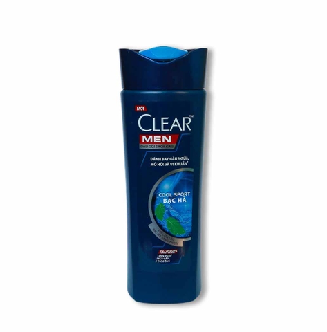 Dầu gội Clear men bạc hà 170g