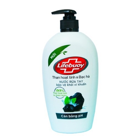 Nước rửa tay Lifebuoy than hoạt tính 500g