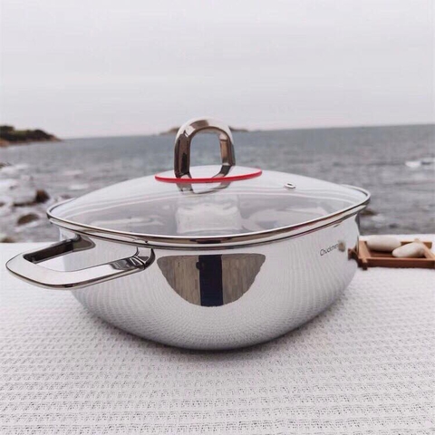 Nồi thành thấp size 24cm Chockmen CKM134 đúc liền khối