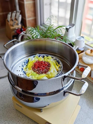 Bộ nồi kèm xửng hấp Chockmen