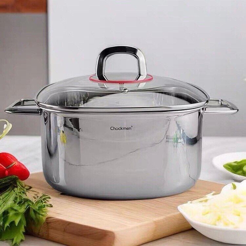 Nồi vuông inox thành cao Chockmen 24cm [CKM157]