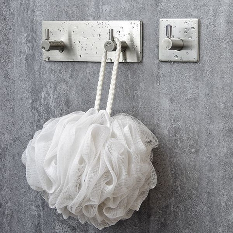 Móc áo dán tường inox 304 cao cấp MA42 (loại đôi)