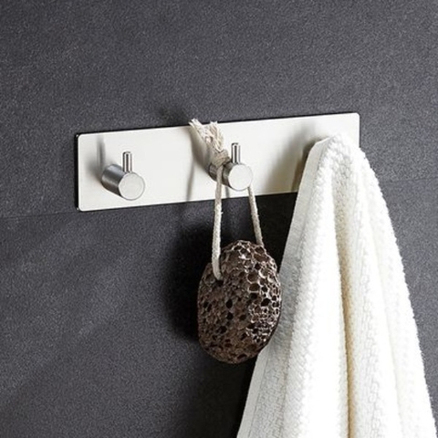 Móc áo dán tường inox 304 cao cấp MA43 (loại 3)