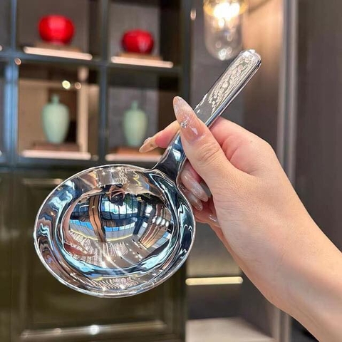 Muôi canh cán ngắn 19cm Chockmen CKM81 cao cấp