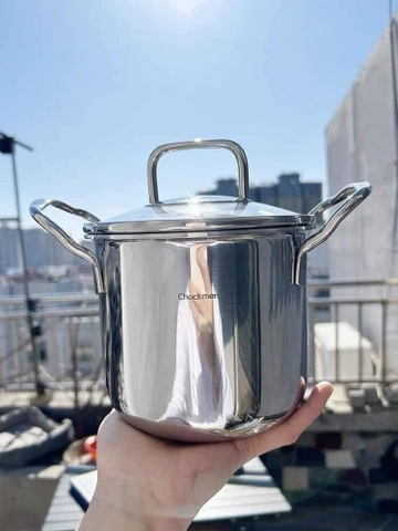 Nồi inox liền khối 2 quai Chockmen 14cm CKM107