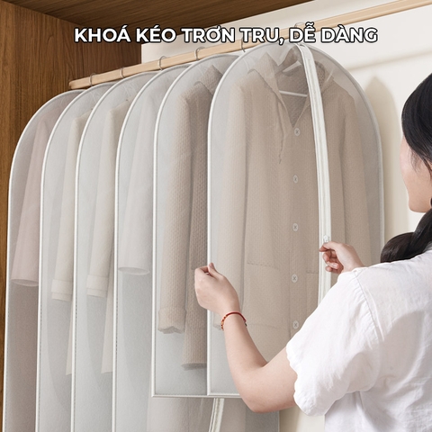 Túi để quần áo trong suốt