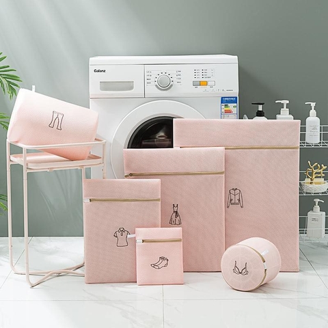 Set 8 túi giặt quần áo loại siêu dày dặn GHA507