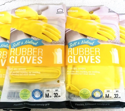 Găng tay cao su tự nhiên Lock&Lock ETM803Y size M