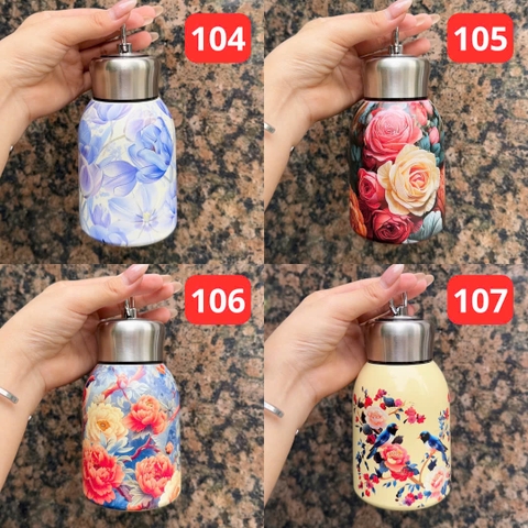 Bình giữ nhiệt inox 304 300ml có quai xách xinh xắn