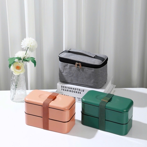 Hộp cơm cao cấp RAION Nhật kèm túi giữ nhiệt