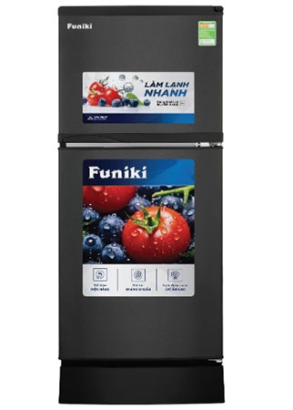 Tủ lạnh Funiki 120 lít FR-125CI.1, không đóng tuyết, MÀU GHI ĐEN- MẪU MỚI