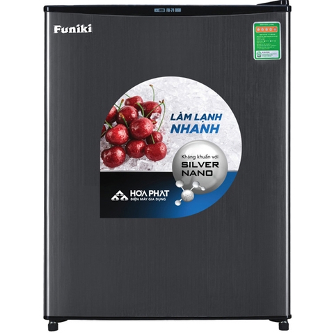 Tủ Lạnh Funiki 70 Lít FR-71DSU , có ngăn đá mini , có đóng tuyết MÀU GHI ĐEN