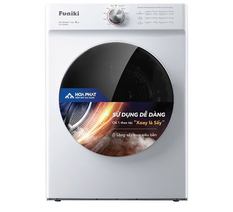 Máy sấy thông hơi Funiki HD V680AW 8kg