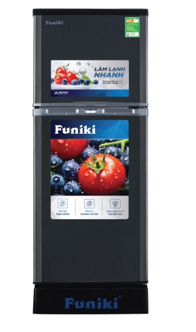 Tủ lạnh Funiki 126 lít FR-132CI.1, không đóng tuyết, MÀU GHI ĐEN- MẪU MỚI